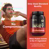 5 - ON (Optimum Nutrition) Gold Standard 100% Whey Protein,  2 lb  Unflavoured 