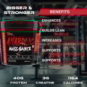 4 - Muscle Performance Anabolic Mass Gainer,  11 lb  Irish Chocolate 