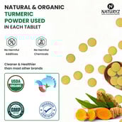6 - Naturyz Organic Turmeric 1200mg, 60 tablet(s)