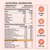 9 - Naturyz Plant B12 + B Complex,  50 gummies  Orange 