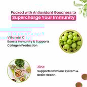 3 - Naturyz Natural Vitamin C with Zinc,  50 gummies  Tamarind 