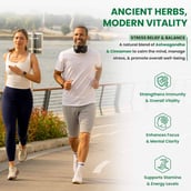 4 - Naturyz Organic Ashwagandha + Organic Cinnamon Powder,  100 g 