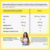 5 - Vaamveda Vitamin B12 & Vitamin D3 K2 Combo,  60 tablet(s)  Unflavoured 