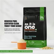 4 - AS-IT-IS Nutrition Pea Protein Isolate,  2.2 lb  Unflavoured 