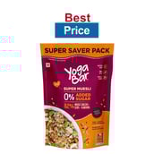 Yogabar Super Muesli,  700 g  Whole Grains + Seeds + Almonds 