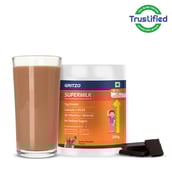 Supermilk Gritzo Growth+ for Girl 10 to 12 years,  200 g  Double Chocolate 