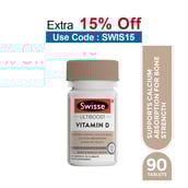 Swisse Ultiboost Vitamin D,  90 tablet(s)  Unflavoured 