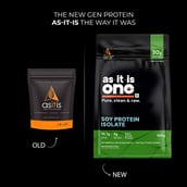 2 - AS-IT-IS Nutrition Soy Protein Isolate,  1.1 lb  Unflavoured