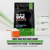 7 - AS-IT-IS Nutrition Soy Protein Isolate,  1.1 lb  Unflavoured 