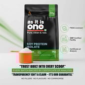 11 - AS-IT-IS Nutrition Soy Protein Isolate,  4.4 lb  Unflavoured 