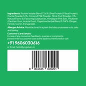 1 - Yogabar Pro Clean Plant Protein,  1.1 lb  Chocolate with Monk Fruit 