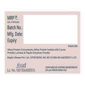 10 - TrueBasics Clean Whey Protein (Isolate + Concentrate), 35 g Chocolate (Sample)