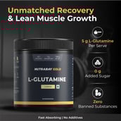 2 - Nutrabay Gold L-Glutamine, 0.39 lb Lemon