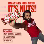 3 - Superyou Mega Protein Wafer, 6 bar(s) Nutty Chocolate