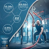 4 - Nakpro Impact Whey Protein 2.2 lb & Creatine Monohydrate 0.22 lb Combo,  2 Piece(s)/Pack  Coffee & Unflavoured 