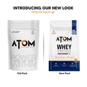 2 - AS-IT-IS Nutrition ATOM Whey Protein with Enzymes,  2.2 lb  Creamy Strawberry