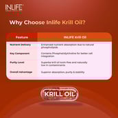6 - INLIFE Krill Oil Omega 3 (500 mg),  30 capsules 