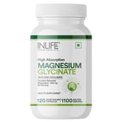 2 - INLIFE Magnesium Glycinate with Zinc Picolinate, Unflavoured 120 capsules