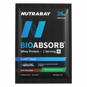 1 - Nutrabay BioAbsorb Whey Protein,  0.07 lb  Dark Chocolate 