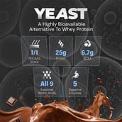 2 - Nutrabay Yeast Protein, 4.4 lb Rich Chocolate Creme