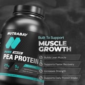 4 - Nutrabay Pure Pea Protein Isolate,  4.4 lb  Unflavoured 