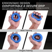 4 - Nivia Power Hand Grip for Wrists,  Dark Blue 