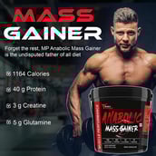 4 - Muscle Performance Anabolic Mass Gainer with Creatine Monohydrate 0.66 lbs Combo, 11 lb Irish Chocolate