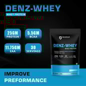 6 - Denzour Nutrition Denz-Whey Protein,  2.38 lb  French Vanilla 
