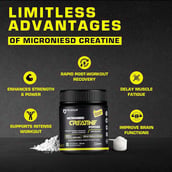 7 - Denzour Nutrition Micronised Creatine Powder,  Unflavoured  0.22 lb 