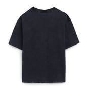 9 - MuscleBlaze Lifting Club Oversized Washed T-Shirt, X-Small Blue Tint