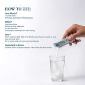 2 - TrueBasics Clean Creatine Monohydrate, Citrus 30 sachets/pack