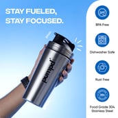 5 - Pumpd Steel Shaker,  Silver  750 ml 