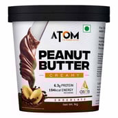 1 - AS-IT-IS Nutrition ATOM Peanut Butter Creamy,  1 kg  Chocolate 