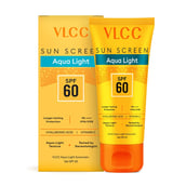 1 - VLCC Aqua Light Sunscreen Gel,  30 g  SPF 60 PA++++ High UVA & UVB Protection 