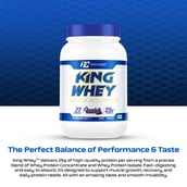 2 - RONNIE COLEMAN King Whey Protein,  2 lb  Chocolate Brownie