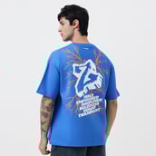 6 - MuscleBlaze Z-Verse T-Shirt, XL Royal Blue