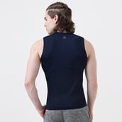 3 - MuscleBlaze Air Tech Compression MuscleTank, Large Navy