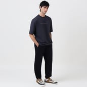 6 - MuscleBlaze Carnage Oversized Tshirt,  Large  Charcoal 