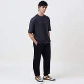 6 - MuscleBlaze Carnage Oversized Tshirt, Medium Charcoal