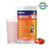 25 - Supermilk Gritzo Growth+ for Girl 7 to 9 years,  400 g  Strawberry 