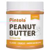 1 - Pintola Classic Peanut Butter,  0.350 kg  Crunchy 