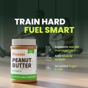 5 - Pintola All Natural Peanut Butter,  1 kg  Crunchy 