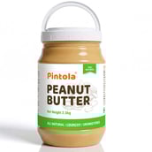 1 - Pintola All Natural Peanut Butter,  2.5 kg  Crunchy 