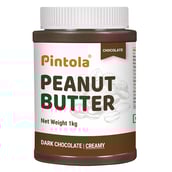 1 - Pintola Dark Chocolate Peanut Butter,  1 kg  Creamy 