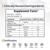 12 - Miduty Liposomal Vitamin C,  30 capsules  Unflavoured 