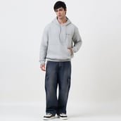 8 - MuscleBlaze Lifting Club Hoodie, X-Large Grey Melange