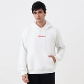 5 - MuscleBlaze Z-League Hoodie,  Large  White 