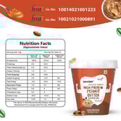 6 - Savory Chocolate High Protein Peanut Butter,  500 g  Crunchy 