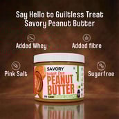 2 - Savory Sugar Free Peanut Butter,  900 g  Orange Creamy 