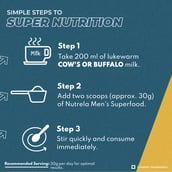 7 - Nutrela Men's Superfood, Vanilla 400 g